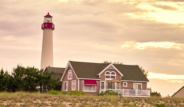 Cape May Point Lighthouse in New Jersey