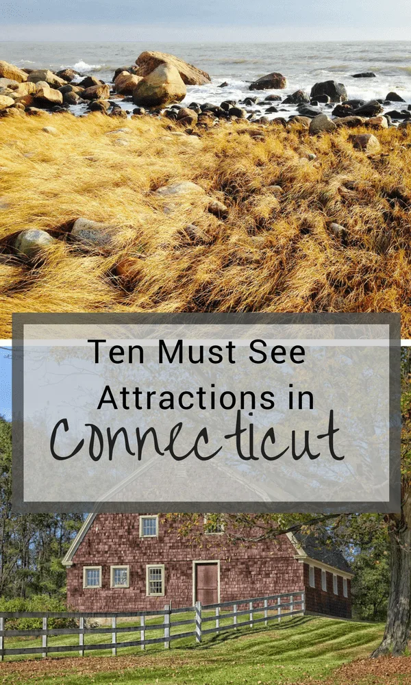 Traveling to Connecticut and wondering about the best things to see and do? Take a look at our list of must see attractions in Connecticut. #connecticutattractions #thingstodoinconnecticut