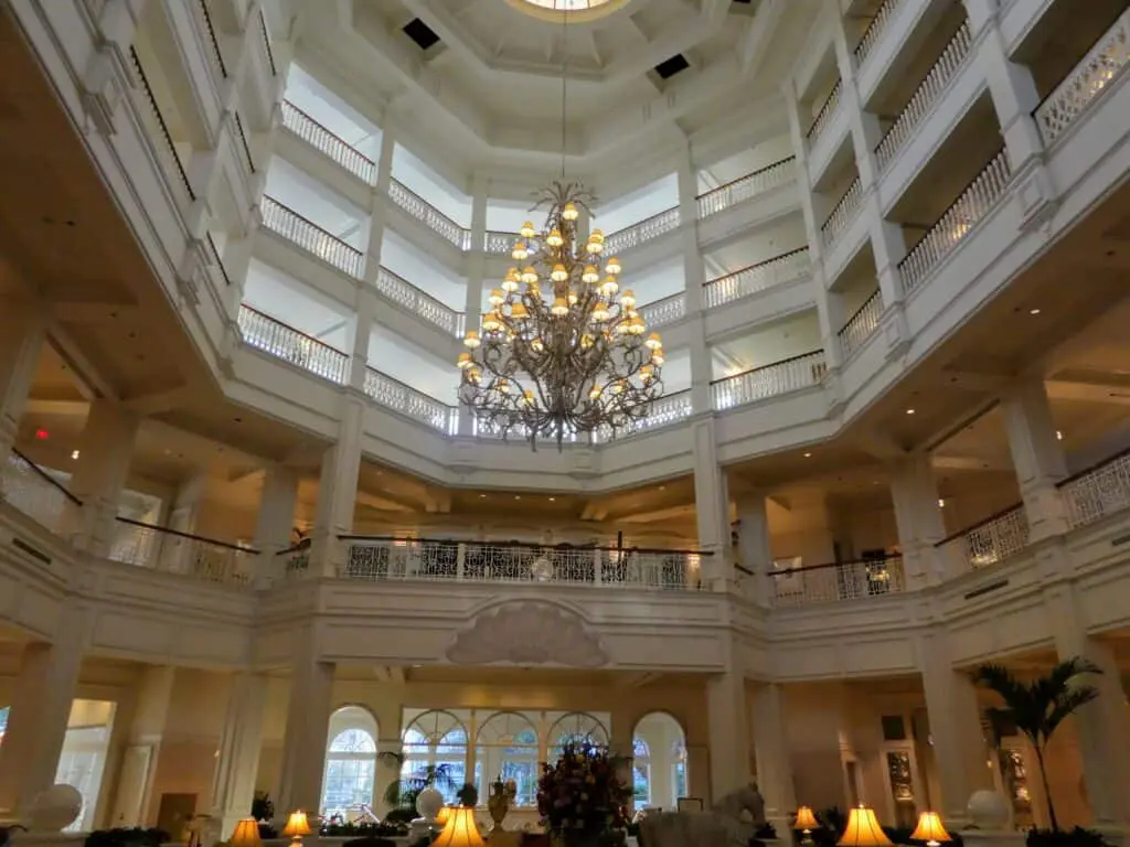 Lobby in the Grand Floridian 