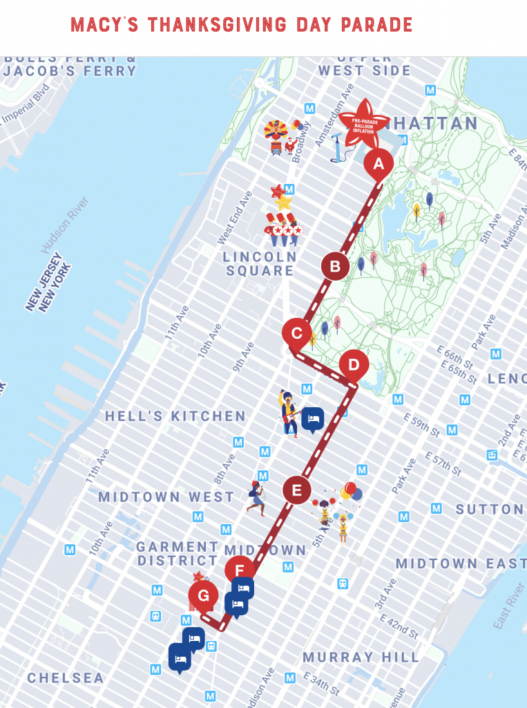 Philadelphia Thanksgiving Day Parade 2021 Route Map