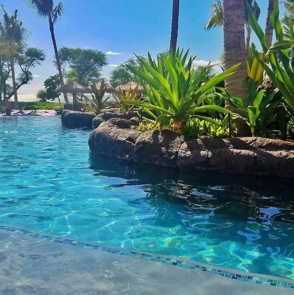 One of the pools at the Westin Nanea 
