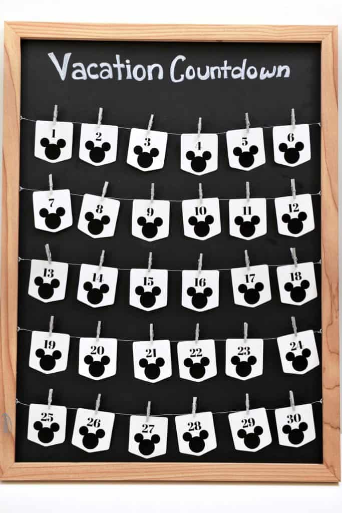 DIY Vacation Countdown Calendar Family Vacations U S 