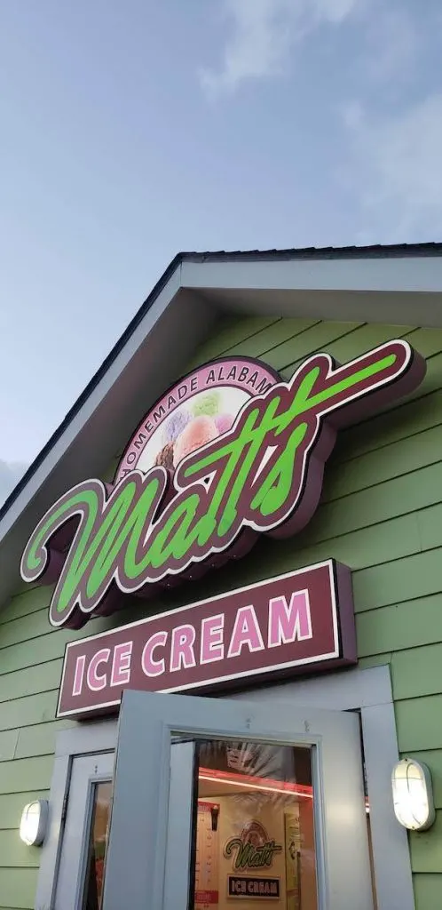 Matt's Ice Cream Gulf Shores Alabama