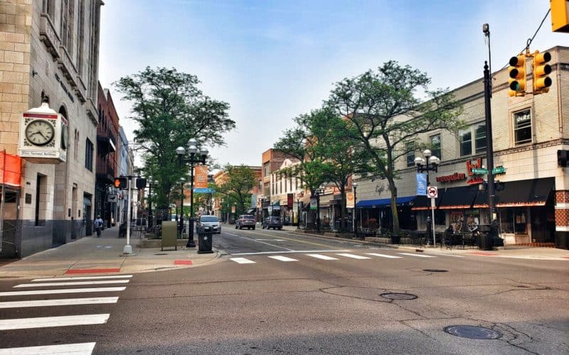 Downtown Ann Arbor Michigan