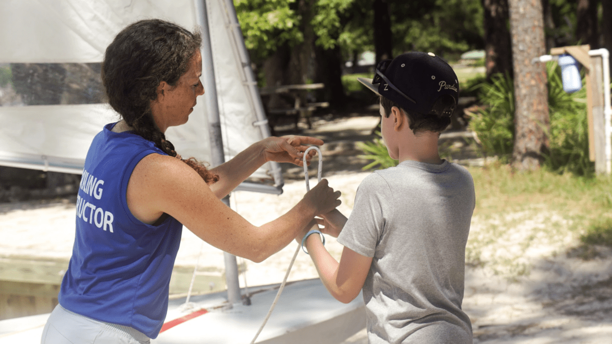 Learn to sail at Wind and Water Learning Center in Orange Beach