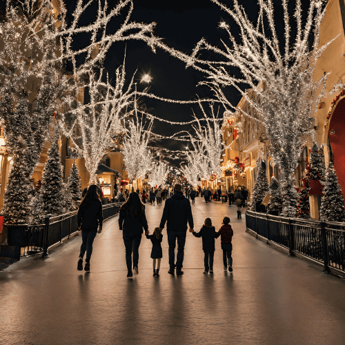Universal Studios Orlando at Christmas